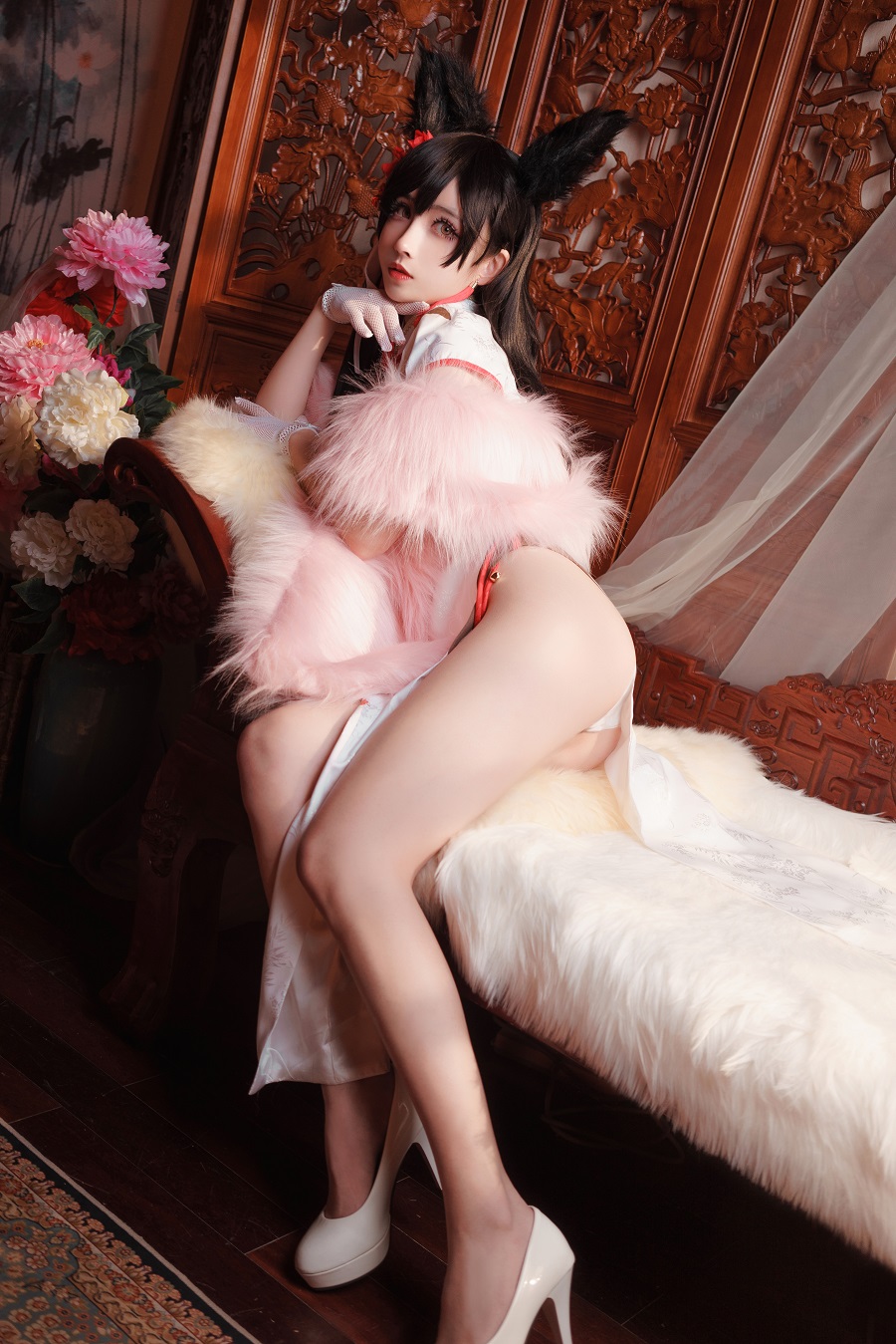 rioko凉凉子-爱宕旗袍[20P] 小姐姐 预览3图
