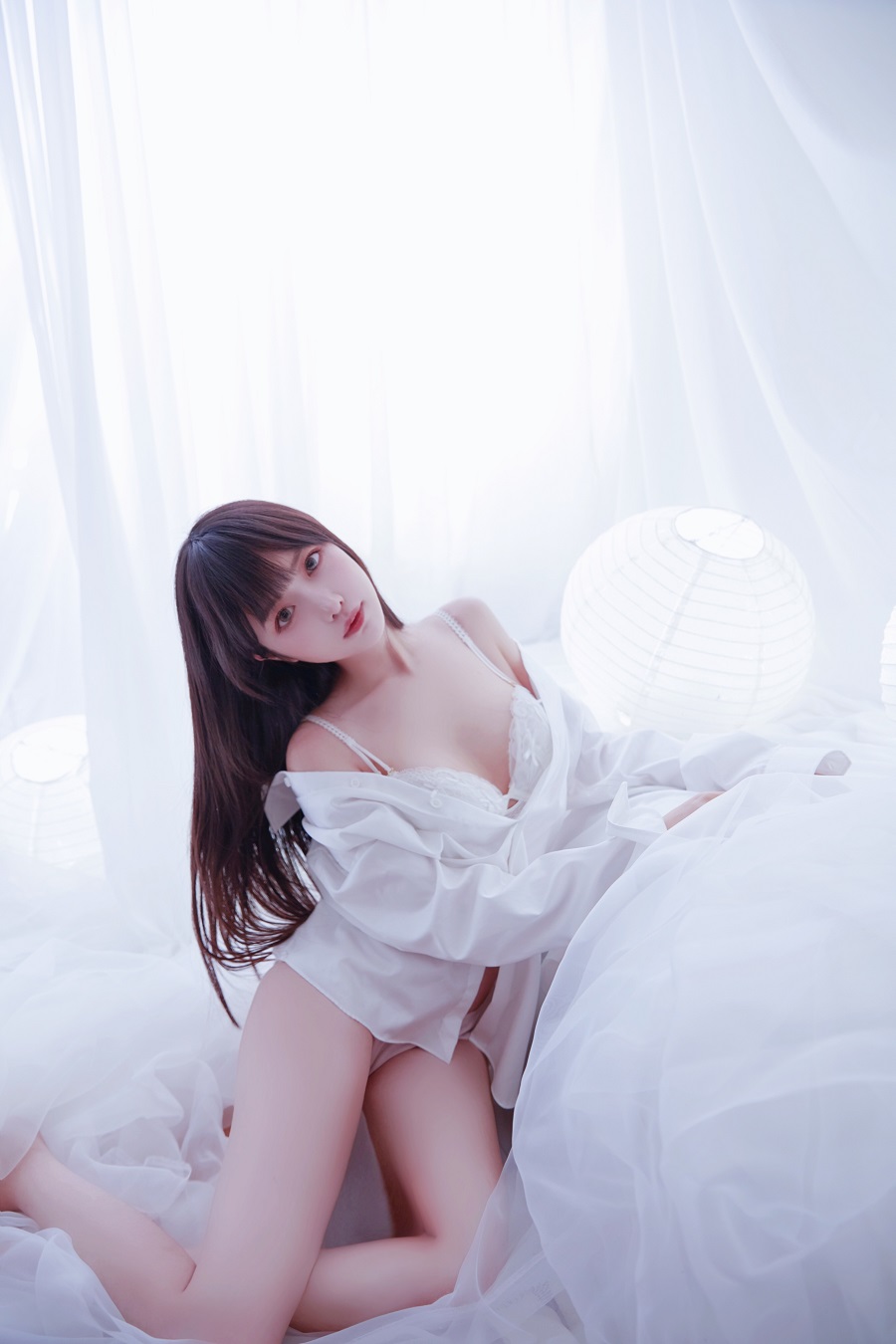 Shika小鹿鹿-纯白[18P] 小姐姐 预览3图