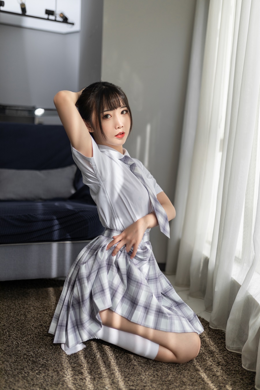 面饼仙儿-JK制服少女[40P] 小姐姐 预览1图