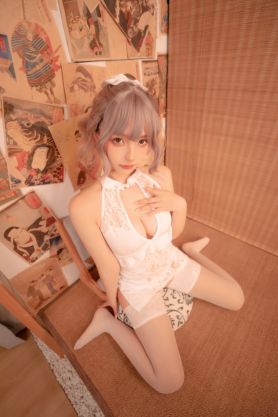 神楽坂真冬-白旗袍[75P] 小姐姐 预览1图