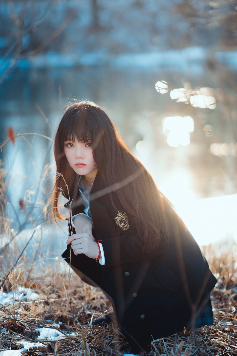 桜桃喵-雾凇+融雪[24P] 小姐姐 预览3图
