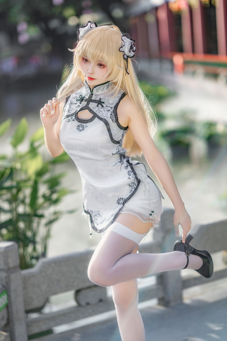 大大卷卷小卷-碧蓝档案-穹妹旗袍[22P] 小姐姐 预览2图