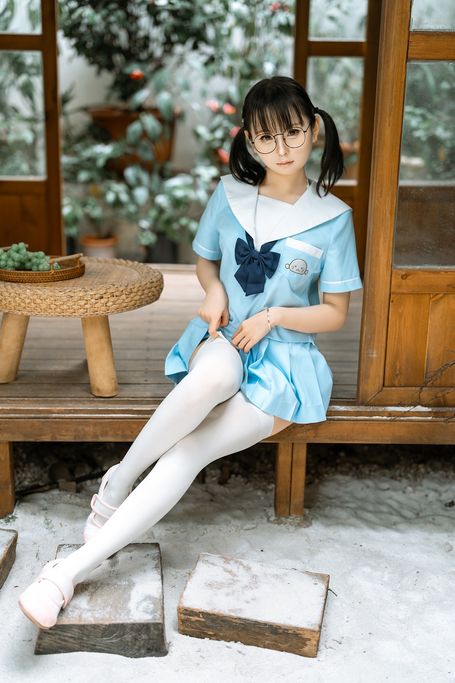 幼水铃衣-居家双马尾合集[80P+1V] 小姐姐 预览1图