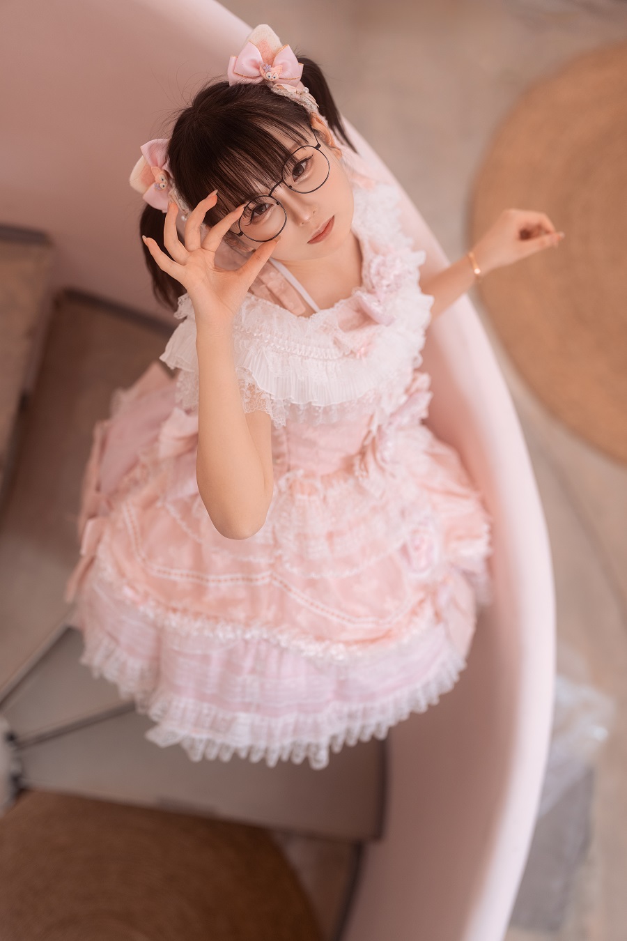 幼水铃衣-小蛋糕加JK[30P+1V] 小姐姐 预览2图