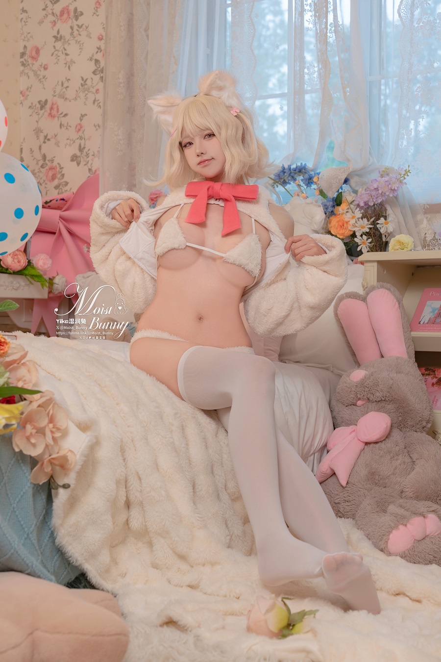 咬一口兔娘-他的猫&Bunny[75P+1V] 小姐姐 预览2图