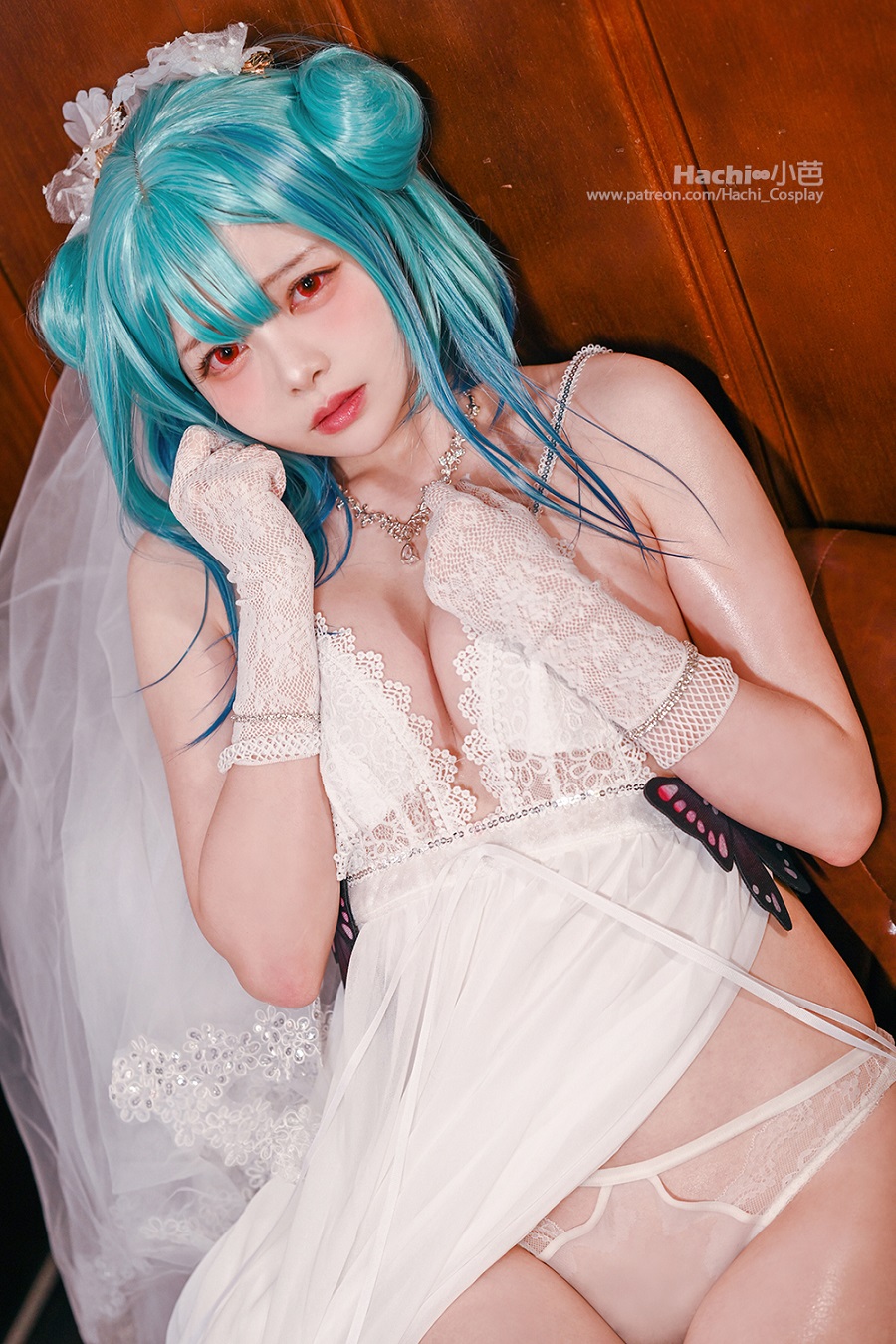 Hachi小芭-Uruha Rushia Wedding[15P] 小姐姐 预览3图