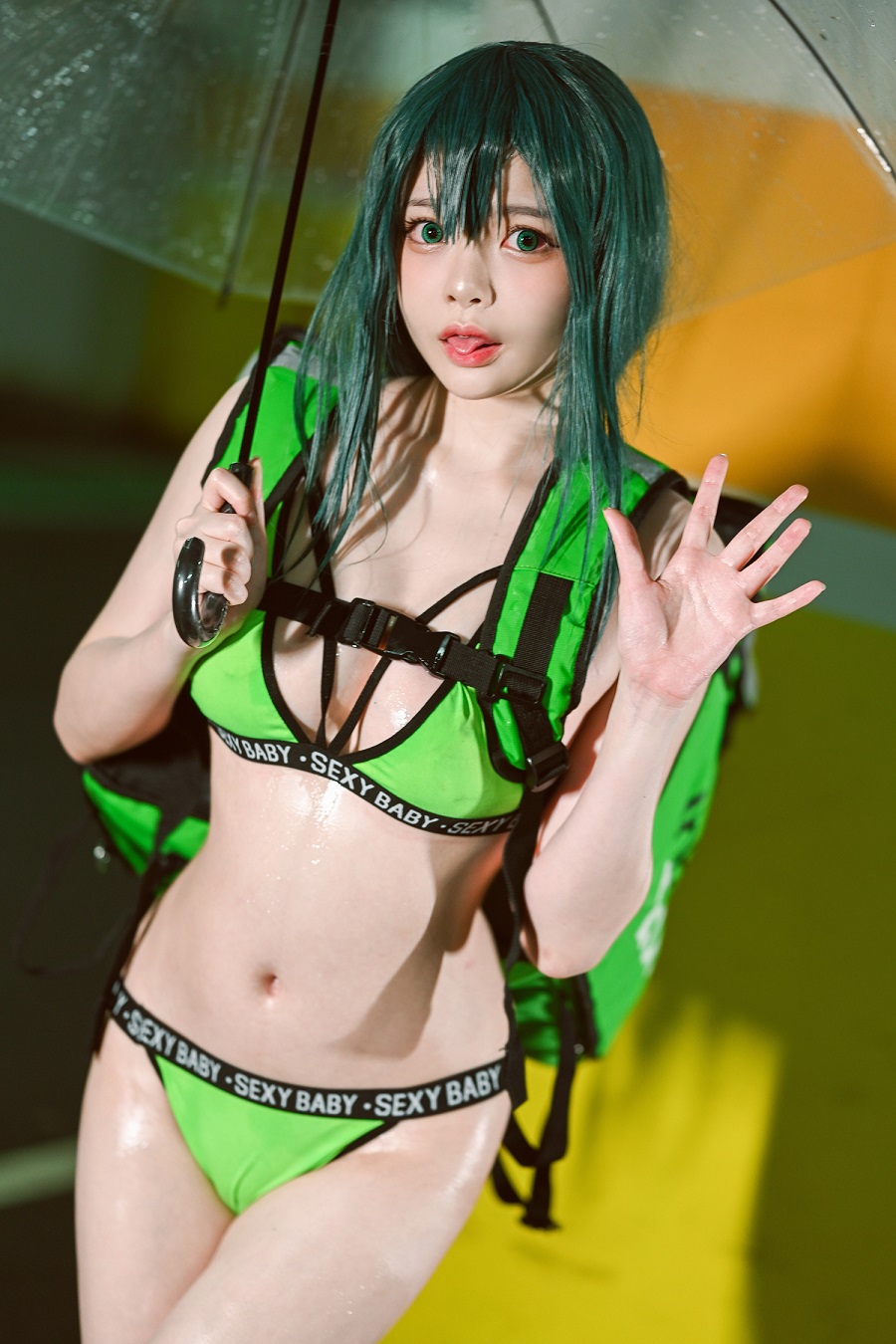 Hachi小芭-Asui Tsuyu Uber[18P] 小姐姐 预览3图