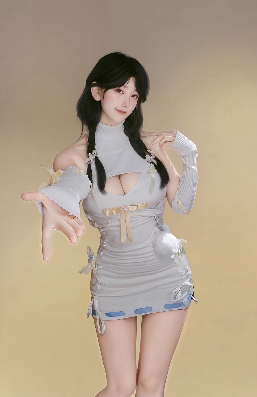 梓猫AzuNyan-舰长图-永劫无间-胡桃·软暖甜梦[7P] 小姐姐 预览1图