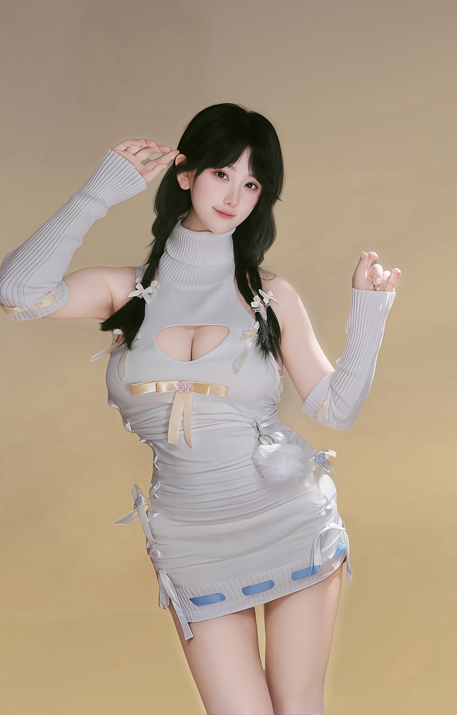 梓猫AzuNyan-舰长图-永劫无间-胡桃·软暖甜梦[7P] 小姐姐 预览2图