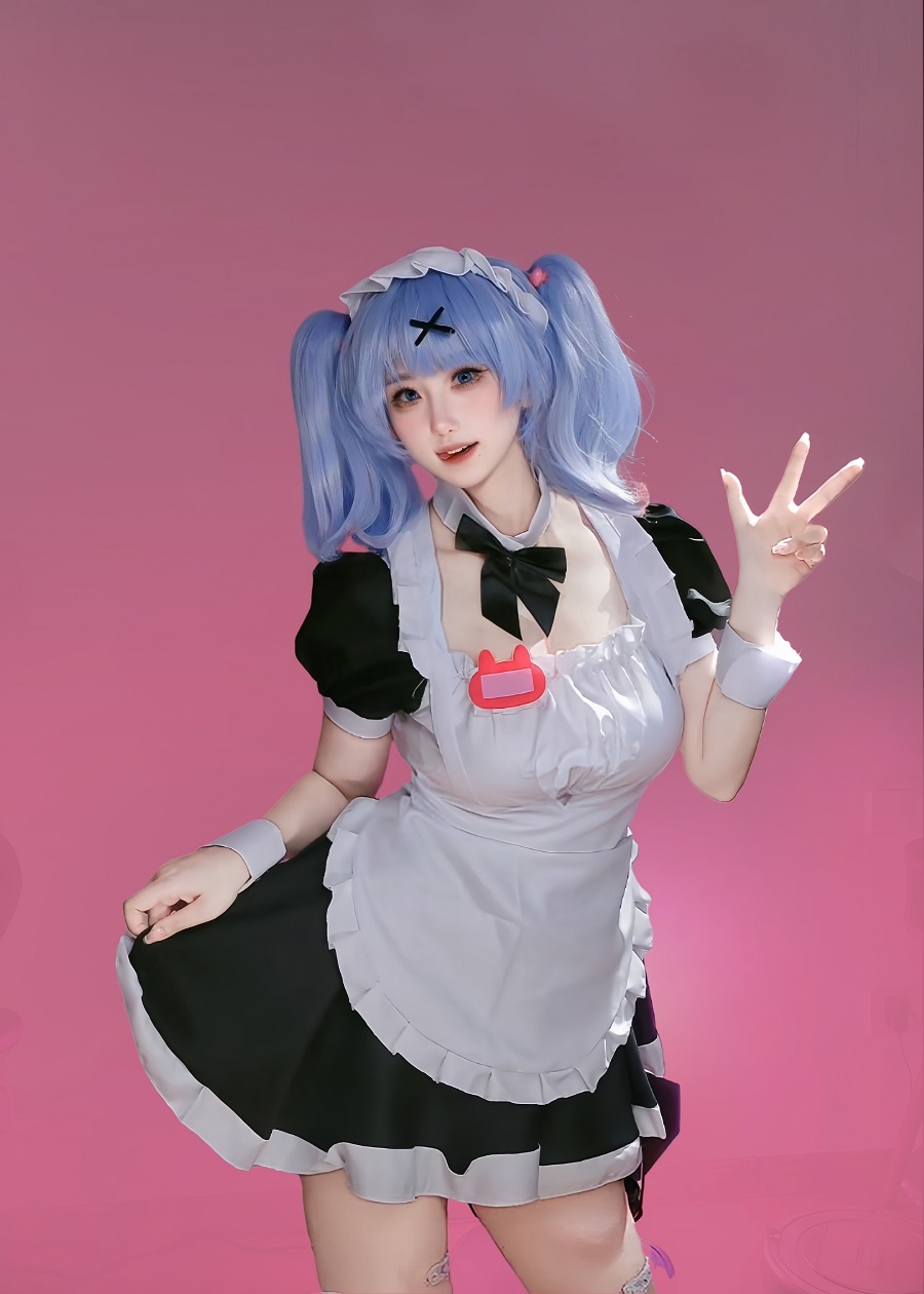 梓猫AzuNyan-舰长图-初音未来-兔子洞女仆[7P] 小姐姐 预览3图
