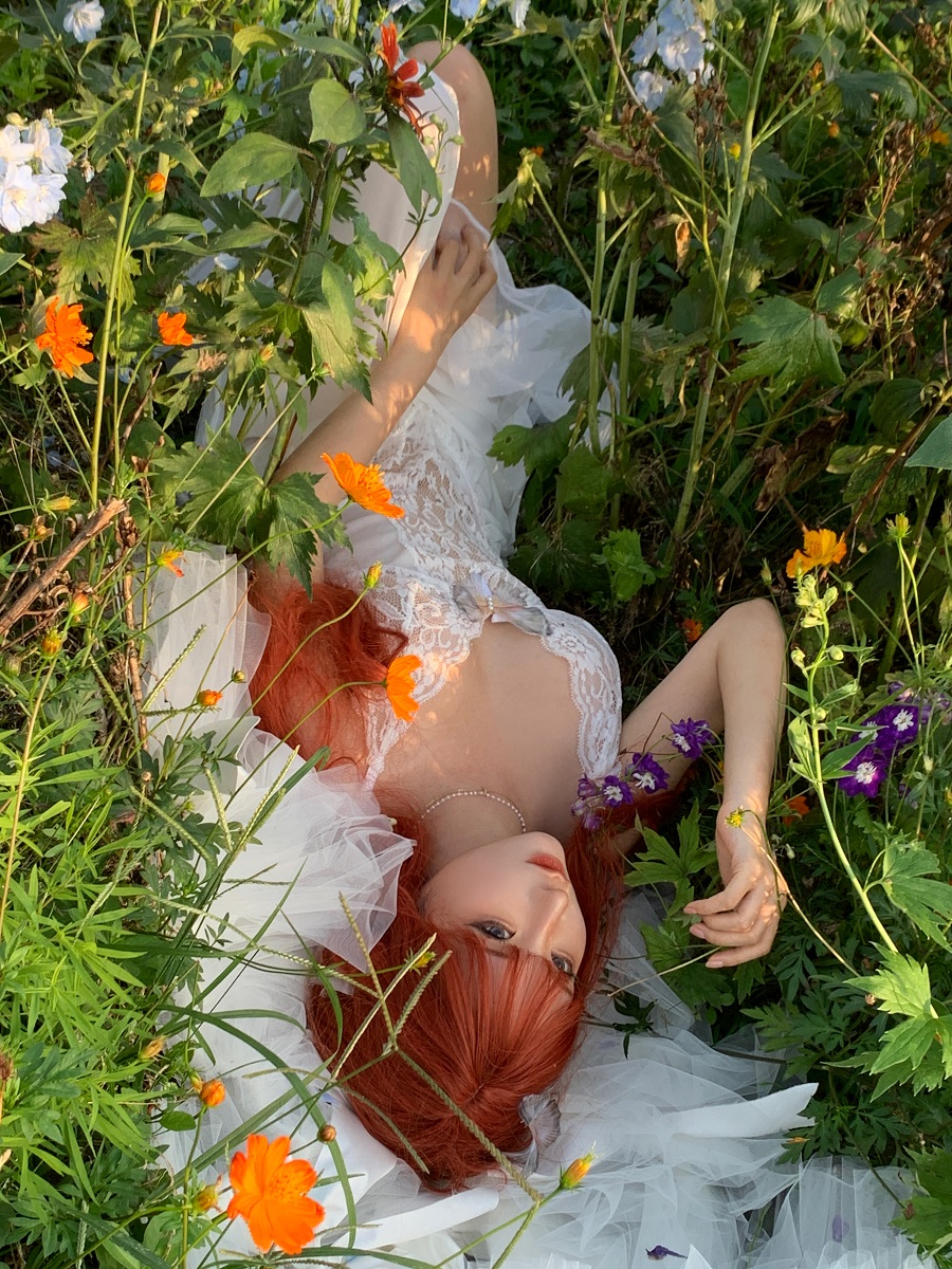 蠢沫沫-花丛婚纱[67P] 小姐姐 预览3图