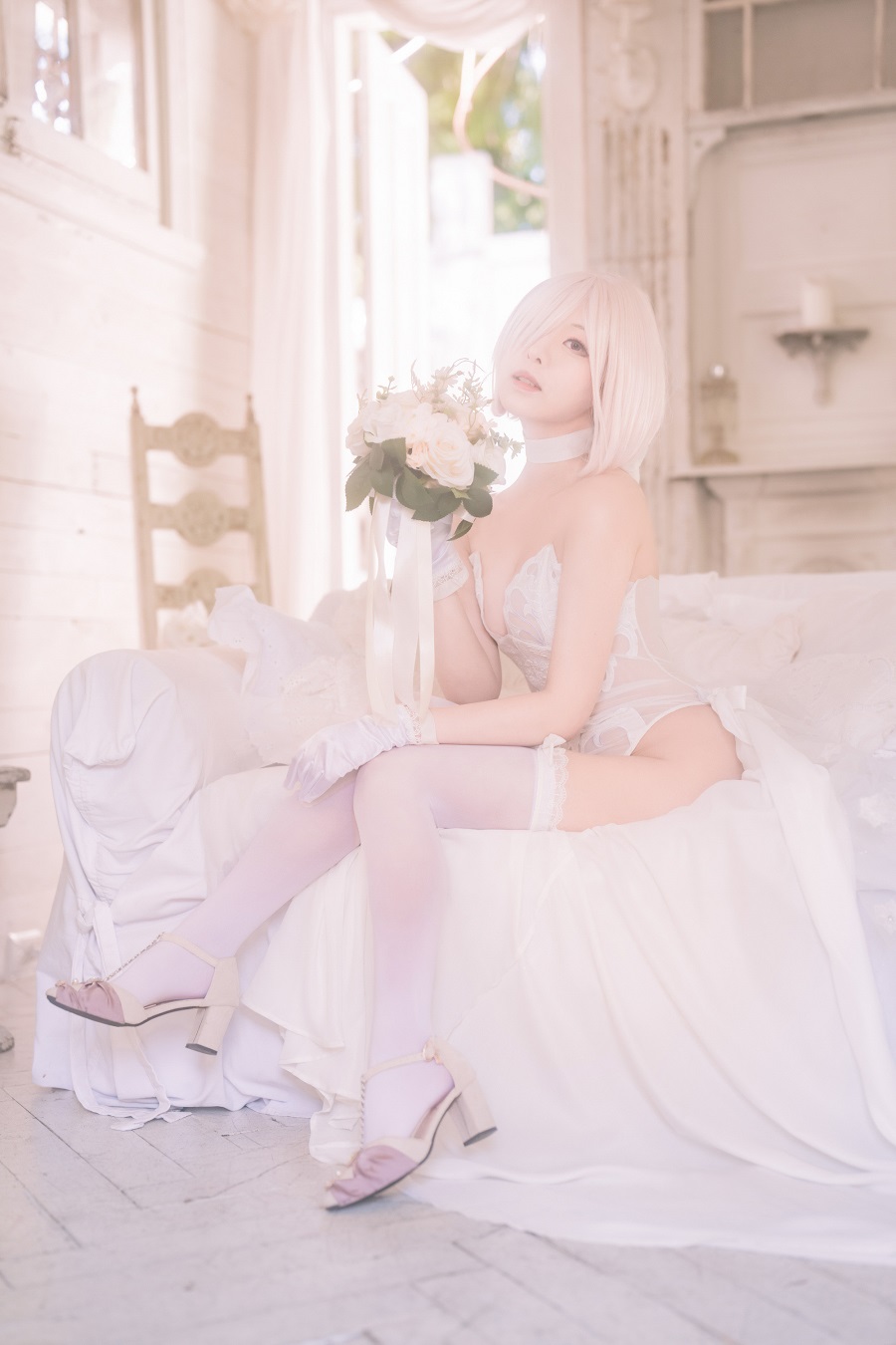 LoveHimeking-FGO-玛修花嫁[30P] 小姐姐 预览1图