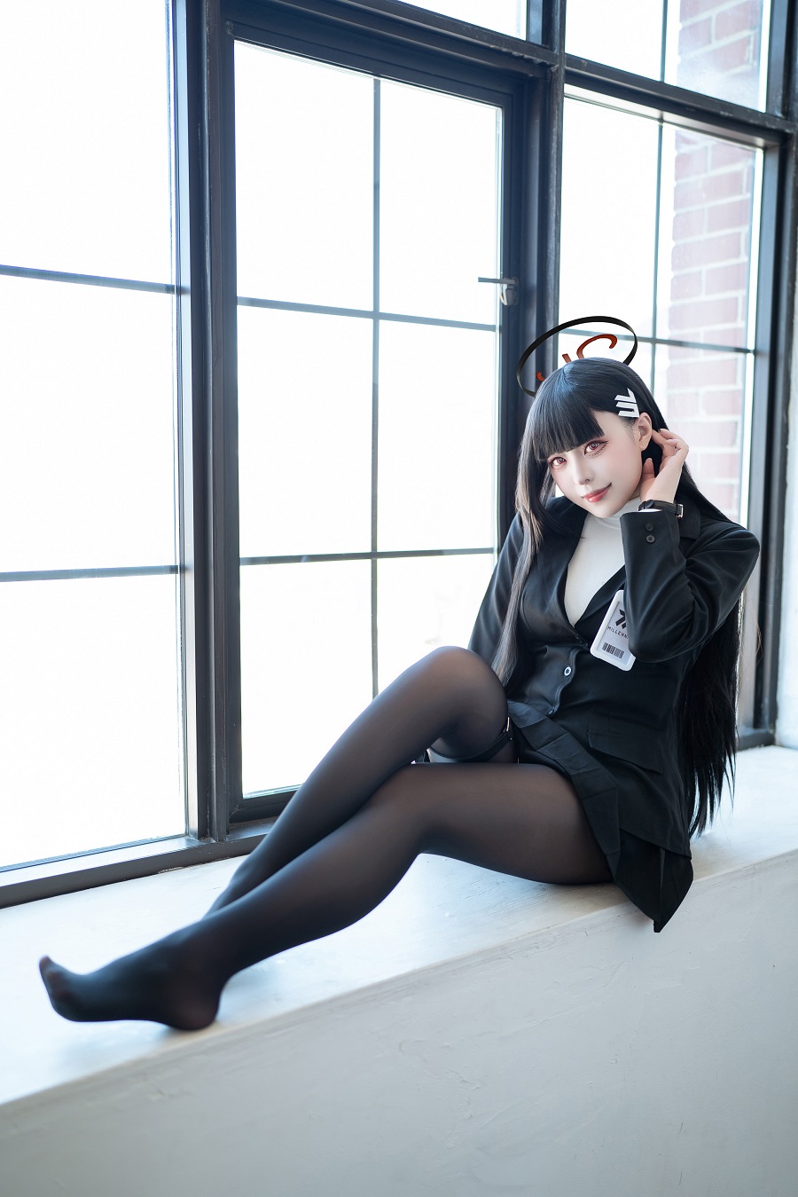 LoveHimeking-蔚蓝档案-调月莉音OL[32P] 小姐姐 预览2图