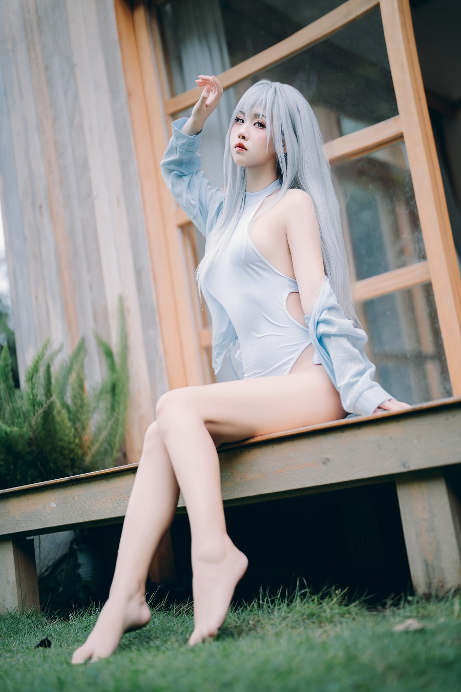 萌芽儿-白泳装[25P] 小姐姐 预览2图