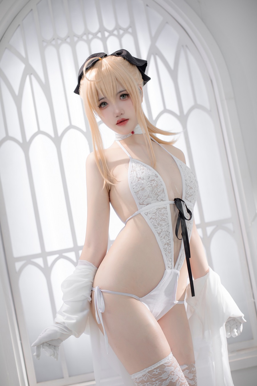 阿薰kaOri-白Saber[50P] 小姐姐 预览2图
