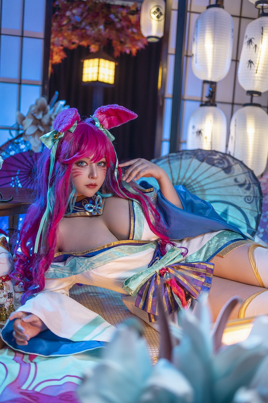 KANEKO_咔喵-英雄联盟-阿狸·灵魂莲华[17P+1V] 小姐姐 预览3图