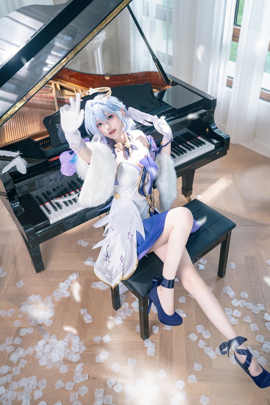 花兮_honoka-舰长图-知更鸟[10P] 小姐姐 预览2图